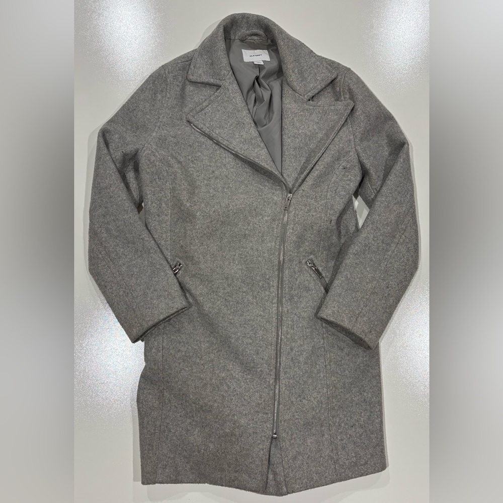 Old Navy Women's Casual Gray Peacoat Coat Size M